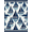 Blue, Pattern 5, variant on ODIKA 4'x6' Machine Washable Non-Slip Area Rug, Macrame Black High Traffic Rug, Black, 1145869