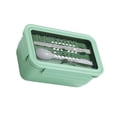 thumbnail image 1 of Yuarrent Fiambrera Estuche para estudiantes Horno Resistente al calor Cajas de mantenimiento fresco con cuchara Palillos Sellado 3 Rejilla Cocina y Comedor Verde, 1 of 6