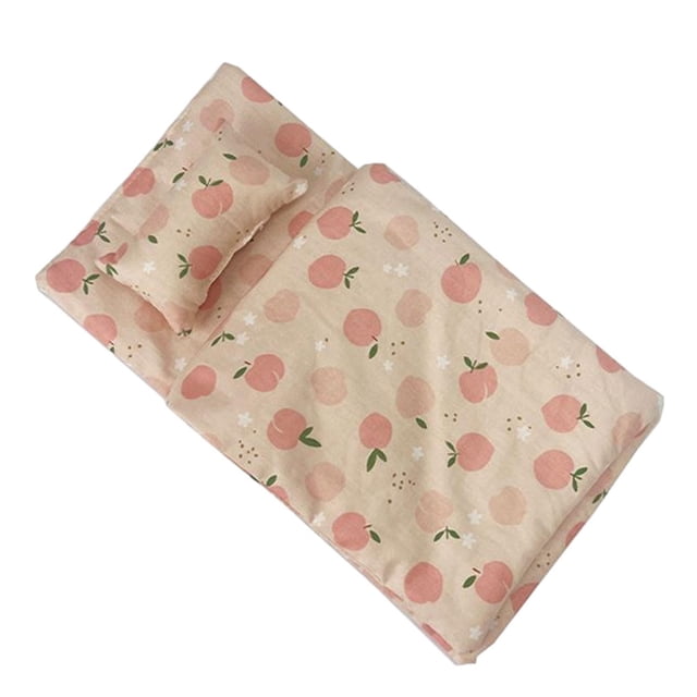 lionlar Accessoires de Literie pour Poupée Jeu d'Imitation pour Lits de Poupée Berceaux de Poupée Lits Superposés de Poupée Rose