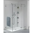 thumbnail image 4 of J&V TEXTILES Rustproof Shower Caddy Corner for Bathroom,Bathtub Storage Organizer for Shampoo Accessories,4-Tier Adjustable Shelves with Tension Pole Chrome, 4 of 6