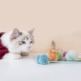 thumbnail image 3 of Cat Teaser Faux Feather: Plush Elastic Rope Interactive Kitten Wand Pet Play Toy, 3 of 4