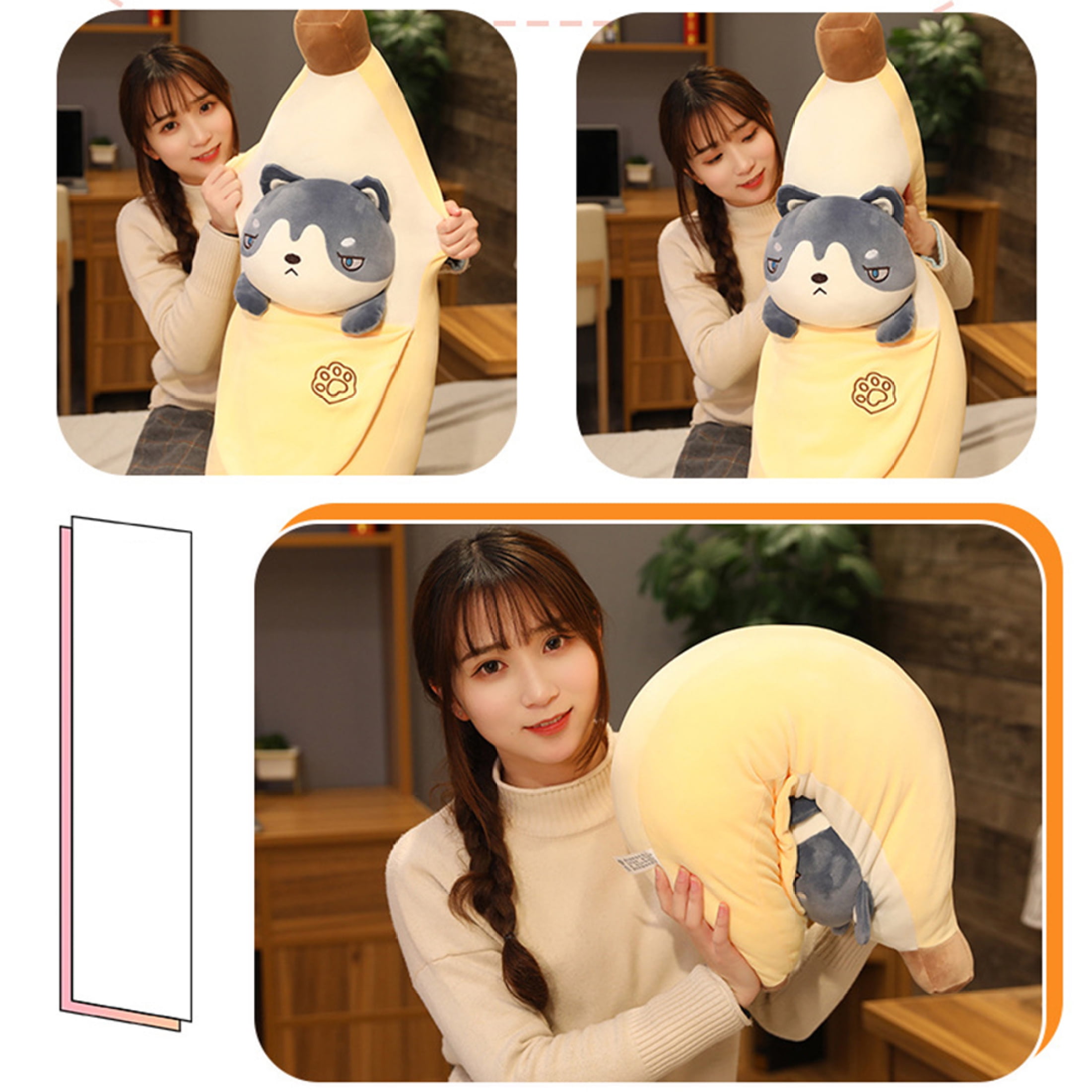 Kawaii Banana Plush/Pillow – BlossomMemento