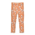 thumbnail image 4 of joogoo Girls' Leggings Skeleton Skull Dancing Yoga Pants 7-8T, 4 of 8