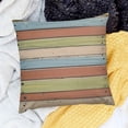 thumbnail image 2 of BANET Short Plush Pillow Case Double Sided Print , Blue Green Super Soft Square Throw Pillowslip Couch Sofa Covers for Bed Room, Beach 24x24in, 2 of 5
