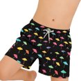 thumbnail image 5 of ITSAME Swim Trunks for Boys, Elastic Waist Quick-Dry Fashion Print Summer Casual Beach Swim Shorts Multicolor 10-11T, 5 of 7