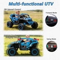 thumbnail image 6 of Holaki 24V Kids Ride On UTV Car, 120Wh Battery, Dual 380W Motors, Top Speed 4.97 MPH, Ages 3-6, Electric Ride On Toy with Remote Control, Bluetooth, Music, LED Lights, 4-Wheel Suspension, Blue, 6 of 9