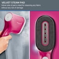 thumbnail image 5 of Rowenta PurePop Handheld Steamer for Clothes, 15 Second Heat Up, Travel, Garment Steamer, Pink, DR2024, 5 of 11