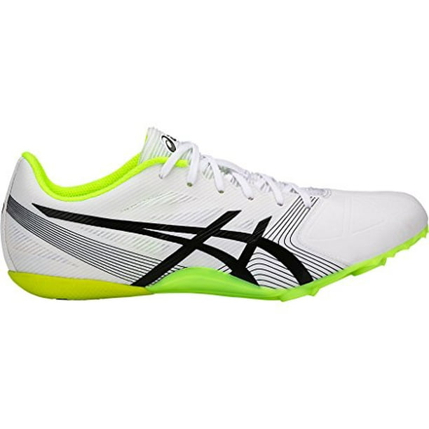 Asics HyperSprint 6 Men's Track and Field Shoes - White, Black, Yellow - Asics HyperSprint 6 Men's Track and Field Shoes - White, Black, Yellow -