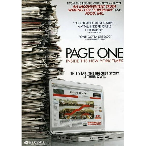 Page One: Inside the New York Times (DVD), Magnolia Home Ent, Documentary