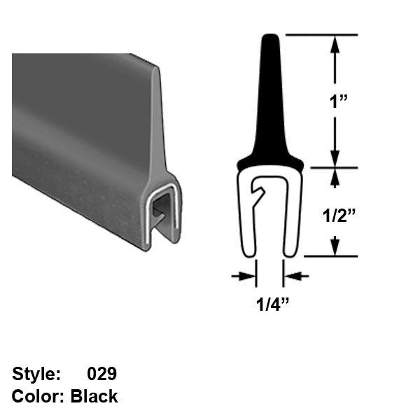 Water and Weather Resistant Rubber PushOn Seals with Foam Rubber Wiper