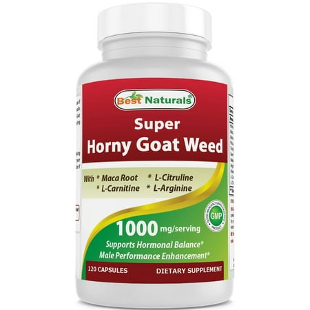 Horny Goat Weed w/Maca 120 CAP (Best Natural Growth Hormone)