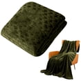 thumbnail image 2 of BIZHUA Simple&Opulence Throw Blanket for Couch Blankets for Women 100 Cm Cozy Lightweight Fleece Blanket for Home Decor, 1 Blanket, 2 of 6