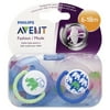 Philips AVENT Deco Elephant Boy or Girl Pacifier, 2 count