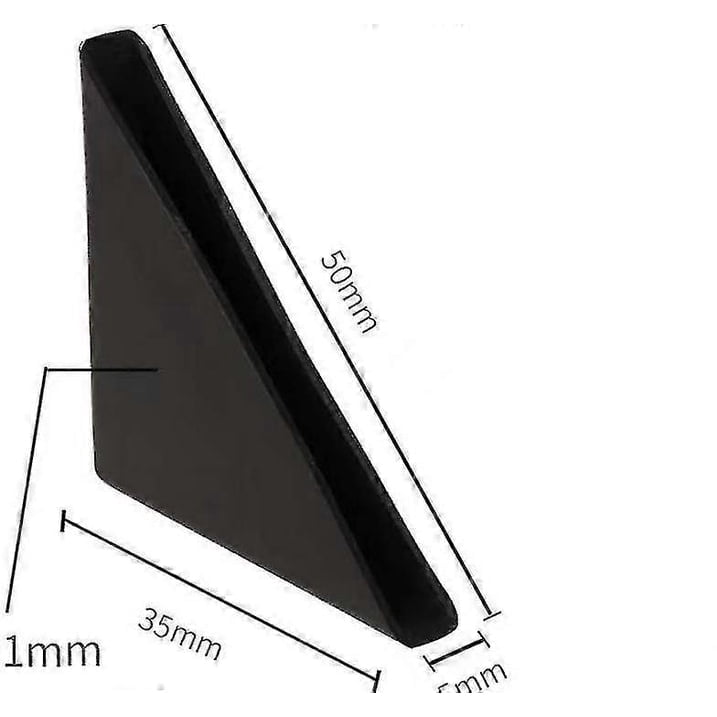 5mm Glass and Mirror Safety Edge & Corner Guards Cushion Product to Angles Plastics Corner Protectors (200pcs, Black)