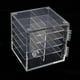 thumbnail image 5 of Caja de Almacenamiento de Pestañas Postizas Yinane Acrílico 10 Capas Color Transparente 12x11.5x12 cm, 5 of 8