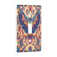 thumbnail image 2 of Yayeee Toggle Light Switch Wall Plate 1-Gang 4.5"x2.7" Home Decorative Outlet Cover, Colorful Abstract Eagle, 2 of 7
