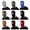 Mixed Color 1, variant on 9 Pieces Balaclava Full Face Mask Ski Mask Neck Gaiter for Outdoor Sports Motorcycle Cycling UV Sun Protection Helmet Liner