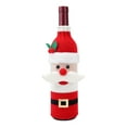 thumbnail image 1 of Christmas Acrylic Wine Bottle Covers Santa/Snowman/Reindeer Patterns, 1 of 4