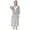 Light Gray, variant on Kureaily Male Casual Solid Patchwork Hooded Leisure Wear Drawstring Three Quarter Sleeve Bathrobe Pajamas Mens Sets Loungewea