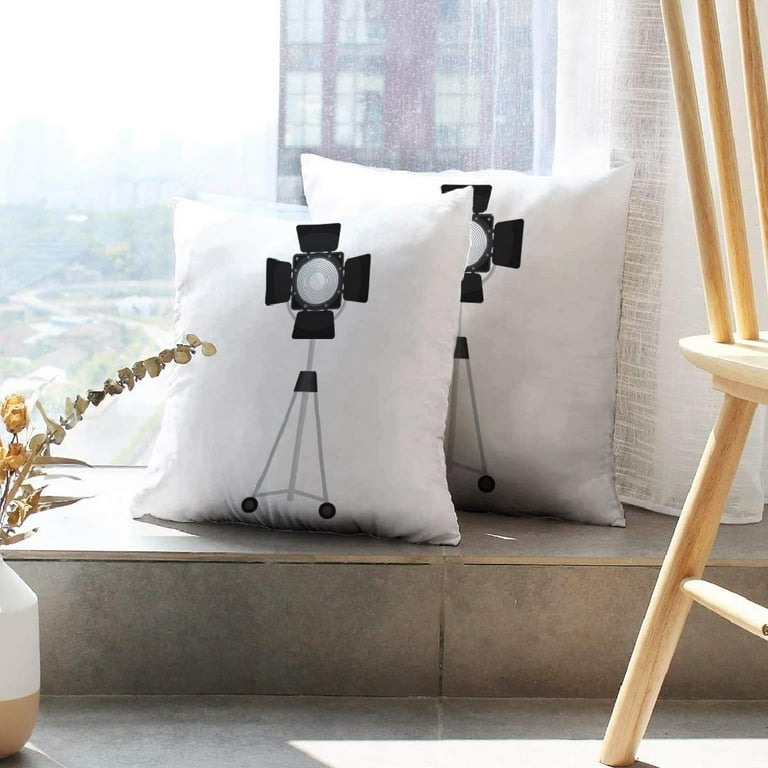 LALILO Throw Pillow Covers Spotlight Film And Studio Stage And Cushion Cover 18 x 18