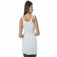 thumbnail image 2 of Blusa Maternidad Rayón Fresca Cómoda Ropa Embarazo Blusa Mujer Casual Tirantes Ajustables Color Blanco, 2 of 3