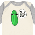 thumbnail image 4 of Inktastic Dilly Dilly Chill Dill Boys or Girls Long Sleeve Baby Bodysuit, 4 of 5