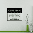 thumbnail image 3 of Better Than Negative Thinking Quote Positive Life Motivation Inspiration Quotes Saying Wall Art Sticker Designs Vinyl Stickers For Home House Walls Rooms Windows Bedroom Decoration Size (27x30 inch), 3 of 3