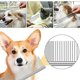 thumbnail image 2 of Peine para mascotas de acero inoxidable, semifino y semidenso, pequeño y grande, universal, para perros y gatos, depilación de color, peine de belleza con aguja., 2 of 7
