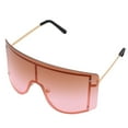 thumbnail image 5 of HEANUJJ Windproof Whamvox Ladies Pink Oversized Sunglasses UV Protection Fashion Design Outdoor Eyewear, 5 of 8