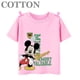 thumbnail image 3 of Camiseta de algodón para niños, ropa de moda para niños, camisetas de verano para niñas de manga corta con dibujos animados de Disney Mickey Mouse, camisetas para bebés, 3 of 5