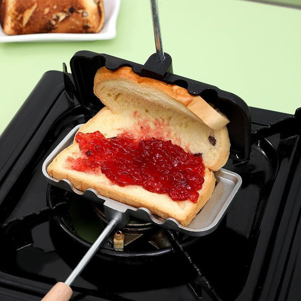 Plaque Gril Antiadhésive Pour Micro-ondes - En Silicone Alimentaire (rouge) - Pour Sandwichs, Steak, Pizza, Légumes - 26,5x23,8 Cm