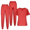 thumbnail image 4 of Haivin Scrub Suit for Women with Pockets and Short Sleeve, Professional Nursing Uniform for Medical Work and Daily Use, 4 of 5