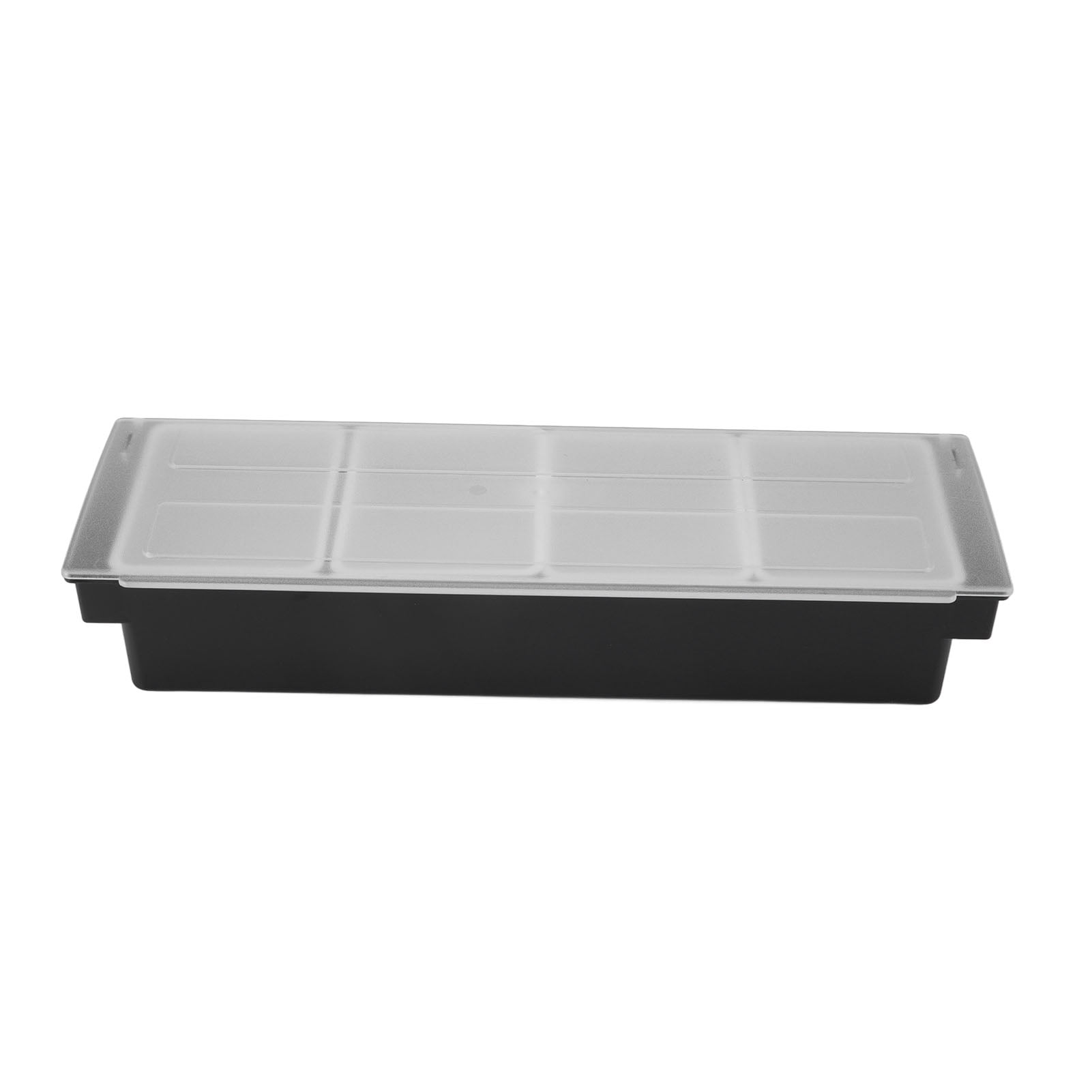 Condiment , Premium Plastic Transparent Lid Condiment Caddy For Vege 4