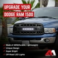 thumbnail image 3 of AMERICAN MODIFIED Armor Grille for 02-05 Dodge Ram 1500/2500/3500, Matte Black, 3 of 12