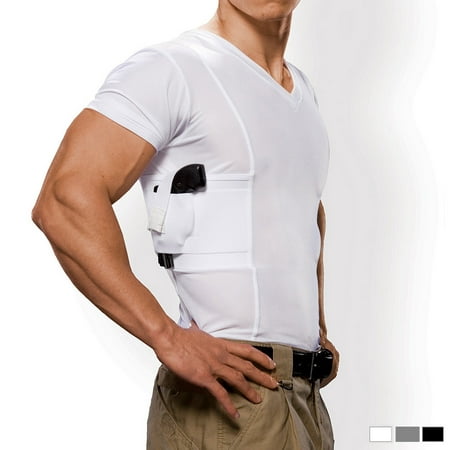 UnderTech UnderCover Men's Concealed Carry V-Neck Shirt