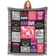 thumbnail image 1 of LHSHID 50th Birthday Gifts for Women Blanket 50 Birthday Gifts for Women 50th Birthday Decorations Women50 Year Old Gifts for Women 50th Gifts Women Throw Blankets 50"x60", 1 of 8