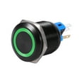 thumbnail image 1 of LAFGUR Push Button Switch, 22mm 12V LED Waterproof Self-locking Latching Push Button Switch On/Off LED Button Switch J Pin Terminal, 1 of 2
