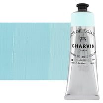 Charvin Professional Artist Quality Oil Paints, Natural Color Themed Hues, Caribbean Blue 150 ml