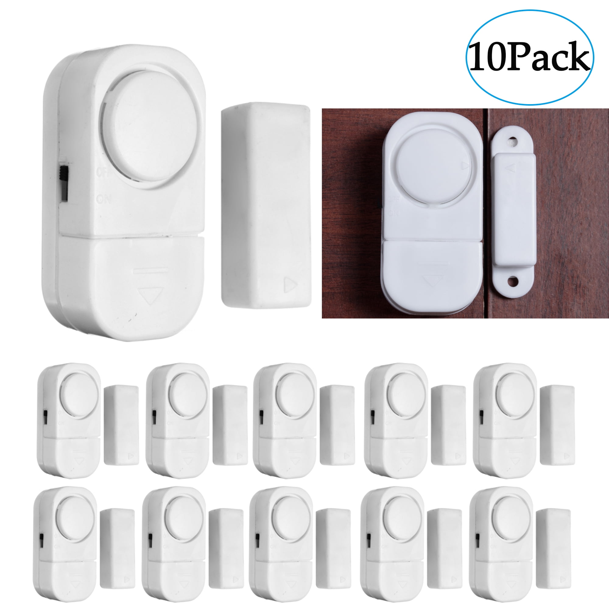 Set of 5/10 Home Security Door Window Burglar Alarm Wireless Home