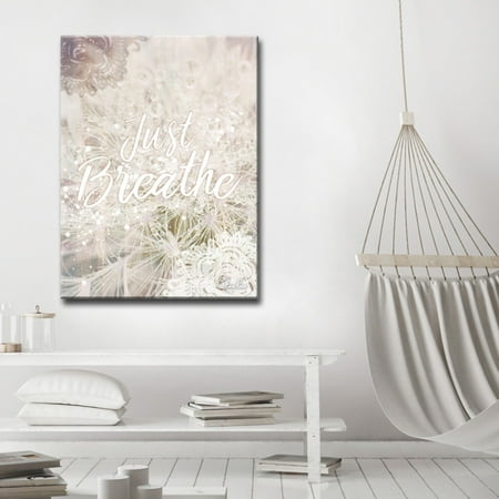 - Ready2HangArt Just Breathe Inspirational Canvas by Olivia Rose