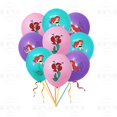 thumbnail image 4 of 10/30 piezas de globos de princesa sirena de Disney, Ariel, princesa niña, fiesta de cumpleaños, decoración navideña, suministros para baby shower, juguetes, globos, 4 of 5