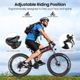 thumbnail image 5 of Gocio Ebike 750W Peak, 26"x4" Fat Tire Electric Bike, Full Suspensions, 48V 10.4Ah Foldable Electric Bikes Adult, LCD, 21 Speed, Electric Mountain Bike UL2849 Certified, 5 of 10
