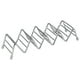 thumbnail image 2 of Soporte para tacos, soporte para tacos de acero inoxidable con forma de onda, diseño de clase mundial, 2 of 11