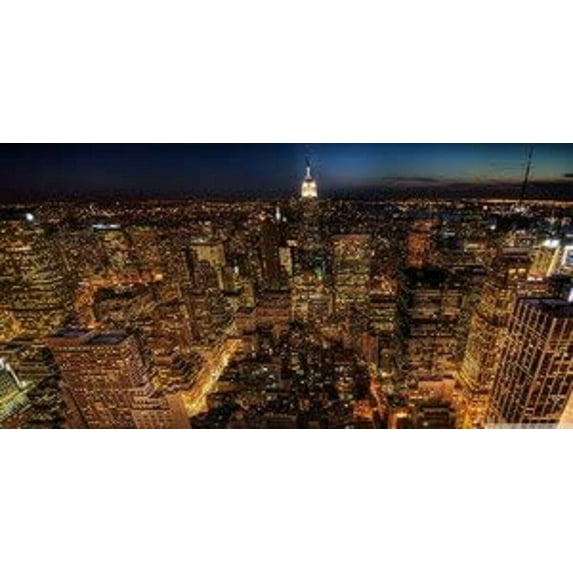 New York City Aerial View - CANVAS OR PRINT WALL ART