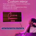 thumbnail image 4 of Espejo con nombre personalizado JINMA LED de 12 colores, 4 of 7
