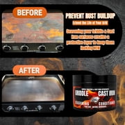 Griddle Seasoning & Cast Iron Conditioner (8 oz) – Premium Oil & Wax Blend for Skillets, Griddles, Dutch Ovens & Flat Top Grills – Non-Stick Protection & Rust Prevention