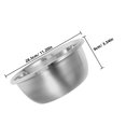 thumbnail image 2 of unbranded Bol Grande De Acero Inoxidable Para Mezcla Y Almacenamiento Con Ahorrador De Espacio, 2 of 8