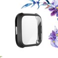 thumbnail image 2 of EeaseCA Professional Watch Protective Case Delicate Plating Watch Cover Practical Watch Anti-drop Case Durable Watch Protective Frame Cover Compatible for Fitbit Versa Lite Black, 2 of 8