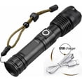 thumbnail image 4 of Torch Power Display Long Range P70 Telescopic Zoom Night Rider Light USB Rechargeable Power Flashlight (Style 3), 4 of 4