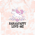 thumbnail image 4 of Inktastic Nana and Pappy Love Me Grandchild Unicorn Girls Baby Bodysuit, 4 of 5